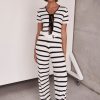 Maternity Runway Scout | Palms Knit Pant (White)