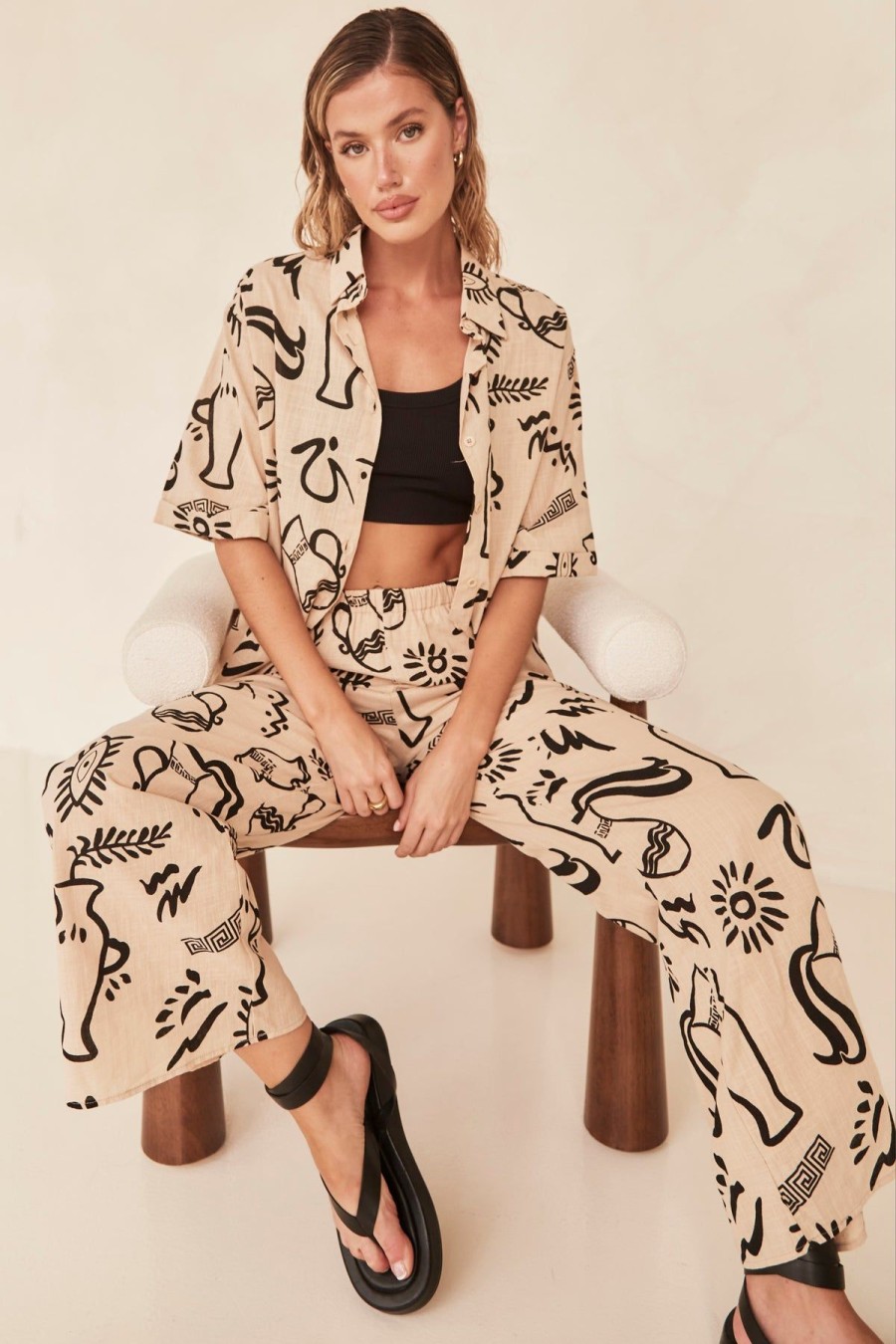 Maternity Runway Scout | Marlena Set (Beige)