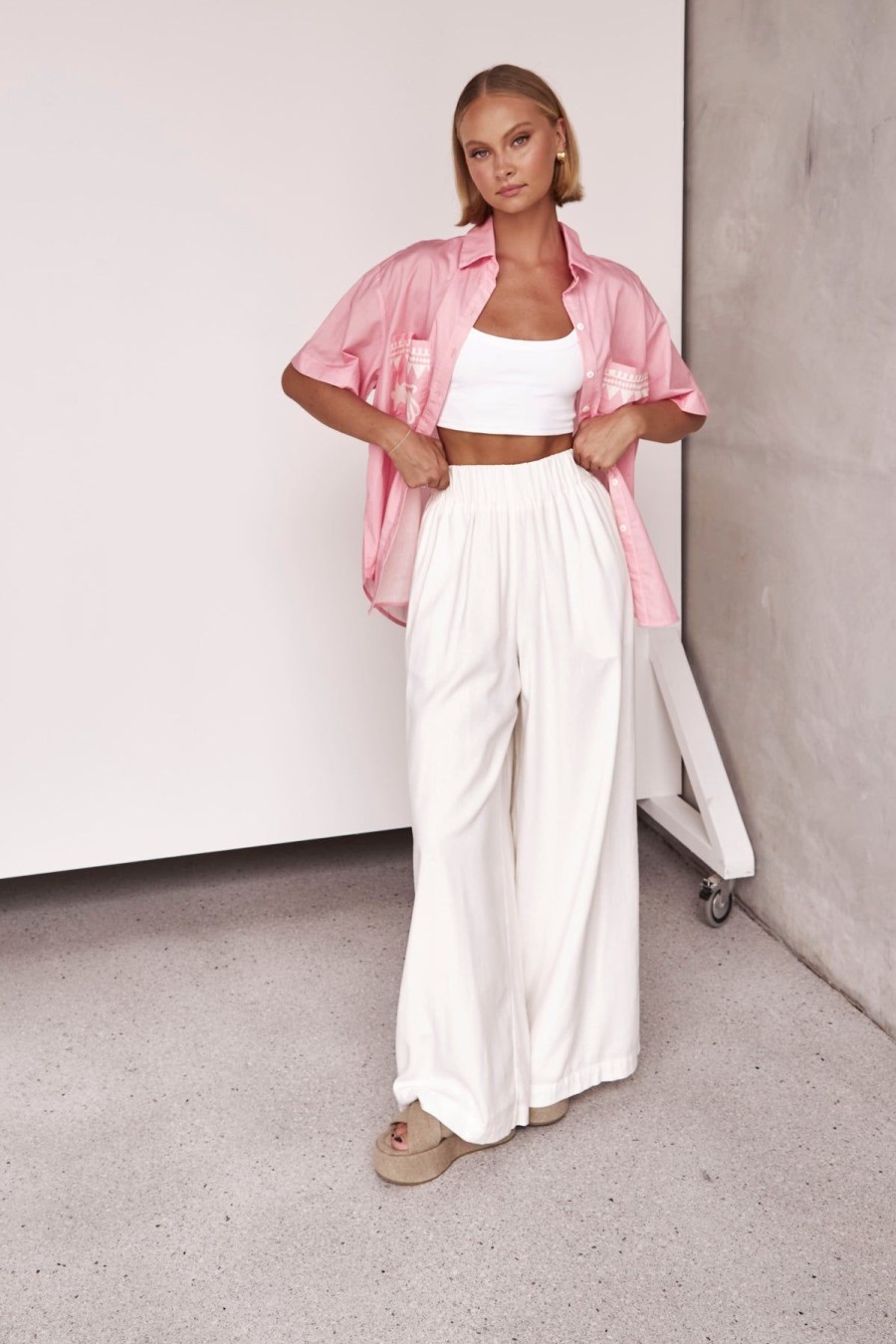 Maternity Runway Scout | Sophia Shirt (Pink)