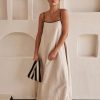 Dresses Runway Scout | Dasha Linen Maxi Dress (Beige)
