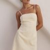 Dresses Runway Scout | Delaney Linen Mini Dress (Lemon)