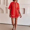 Maternity Runway Scout | Bel Shorts (Red)